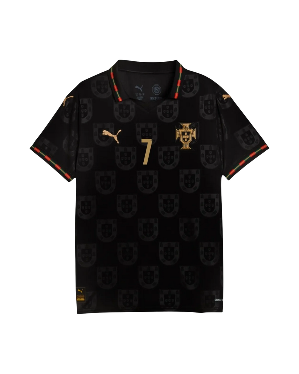Camiseta Portugal Negra – 25/26